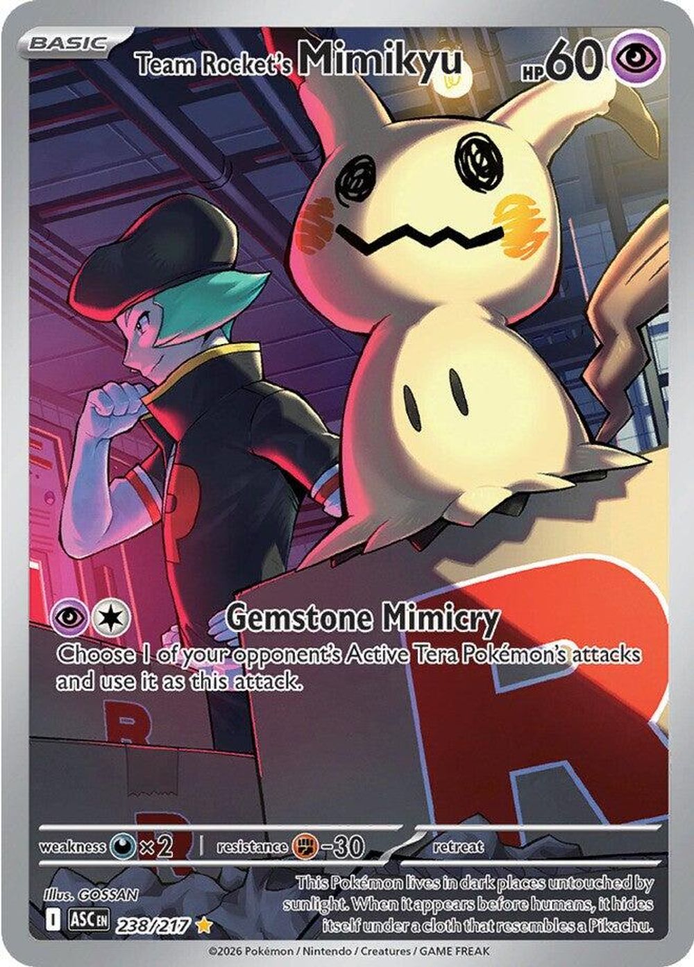 Team Rocket's Mimikyu - 238/217 — ME: Ascended Heroes