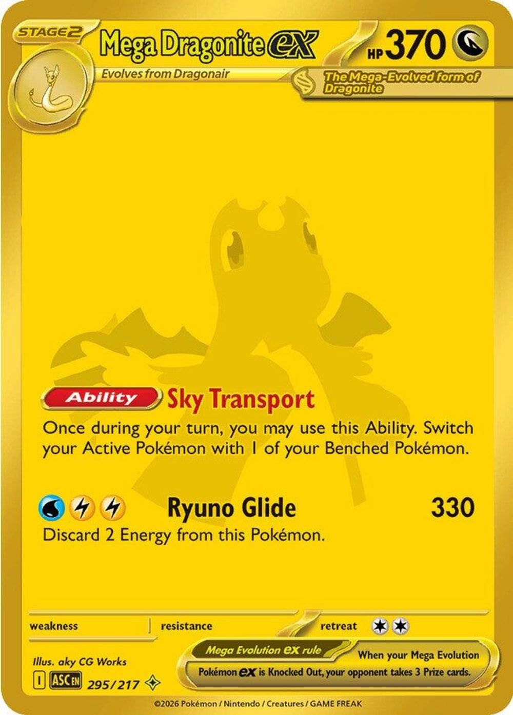 Mega Dragonite ex - 295/217 — ME: Ascended Heroes