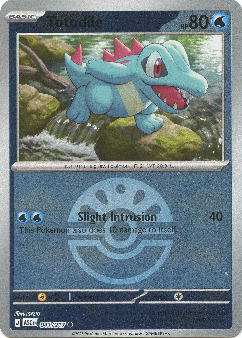 Totodile (Friend Ball) — ME: Ascended Heroes