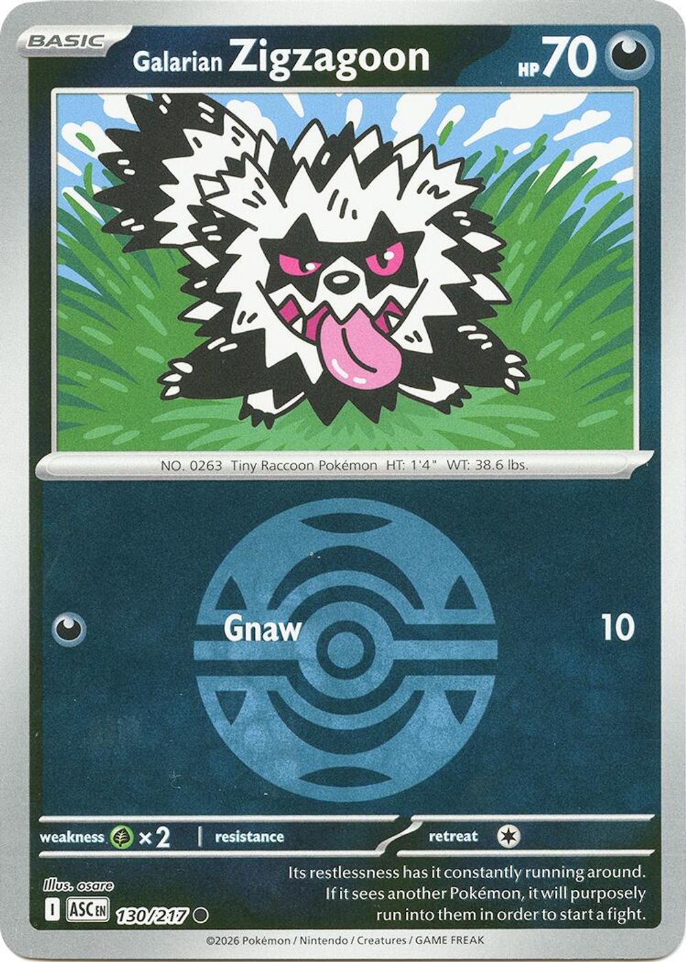 Galarian Zigzagoon (Dusk Ball) — ME: Ascended Heroes