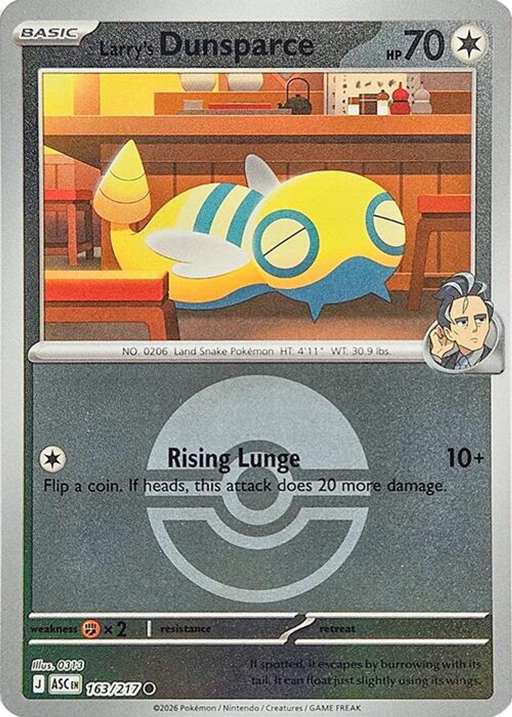 Larry's Dunsparce (Poke Ball) — ME: Ascended Heroes