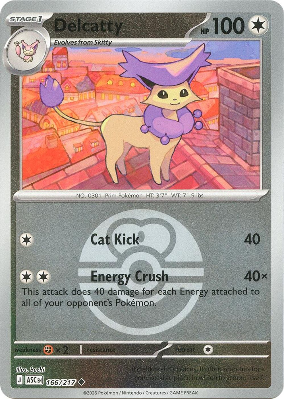 Delcatty (Love Ball) — ME: Ascended Heroes