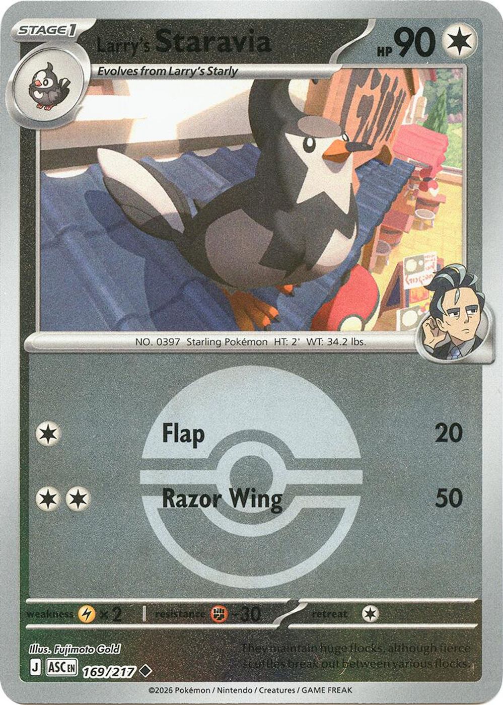 Larry's Staravia (Poke Ball) — ME: Ascended Heroes