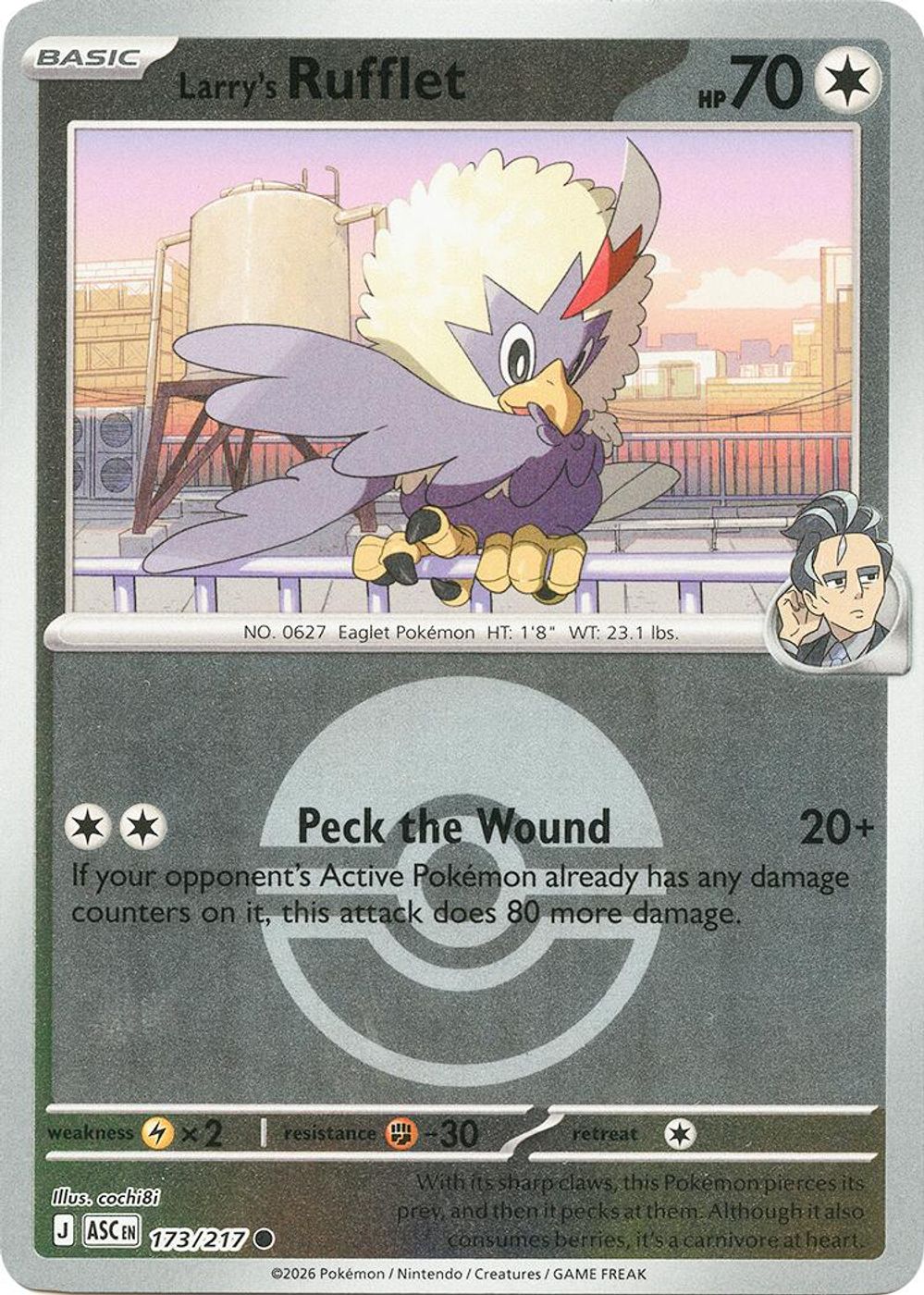 Larry's Rufflet (Poke Ball) — ME: Ascended Heroes