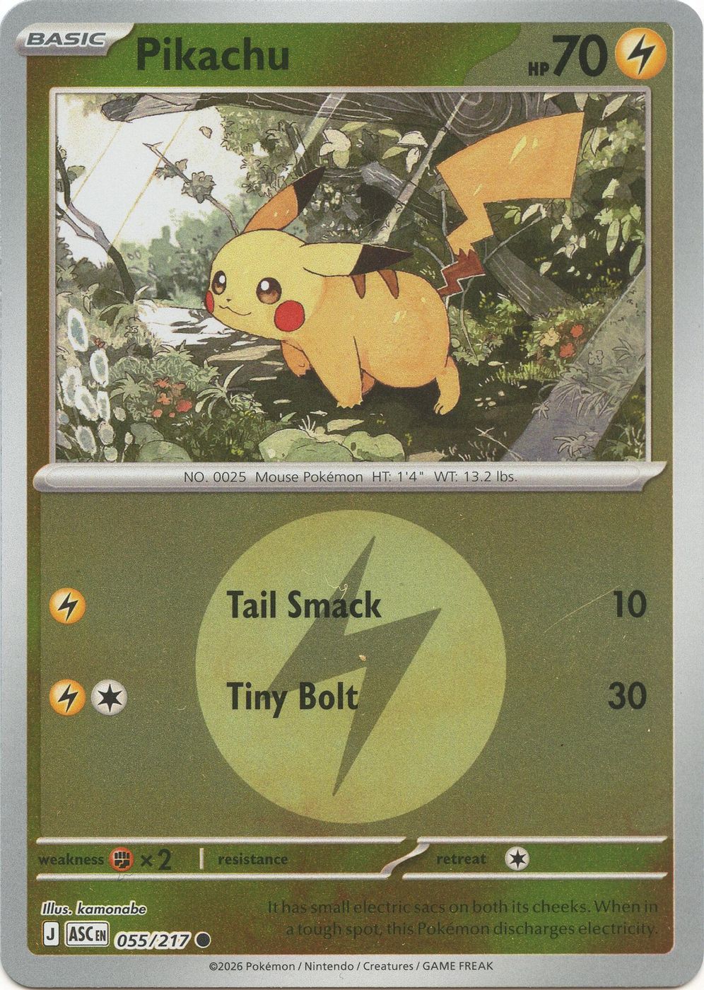 Pikachu (Energy Symbol Pattern) — ME: Ascended Heroes