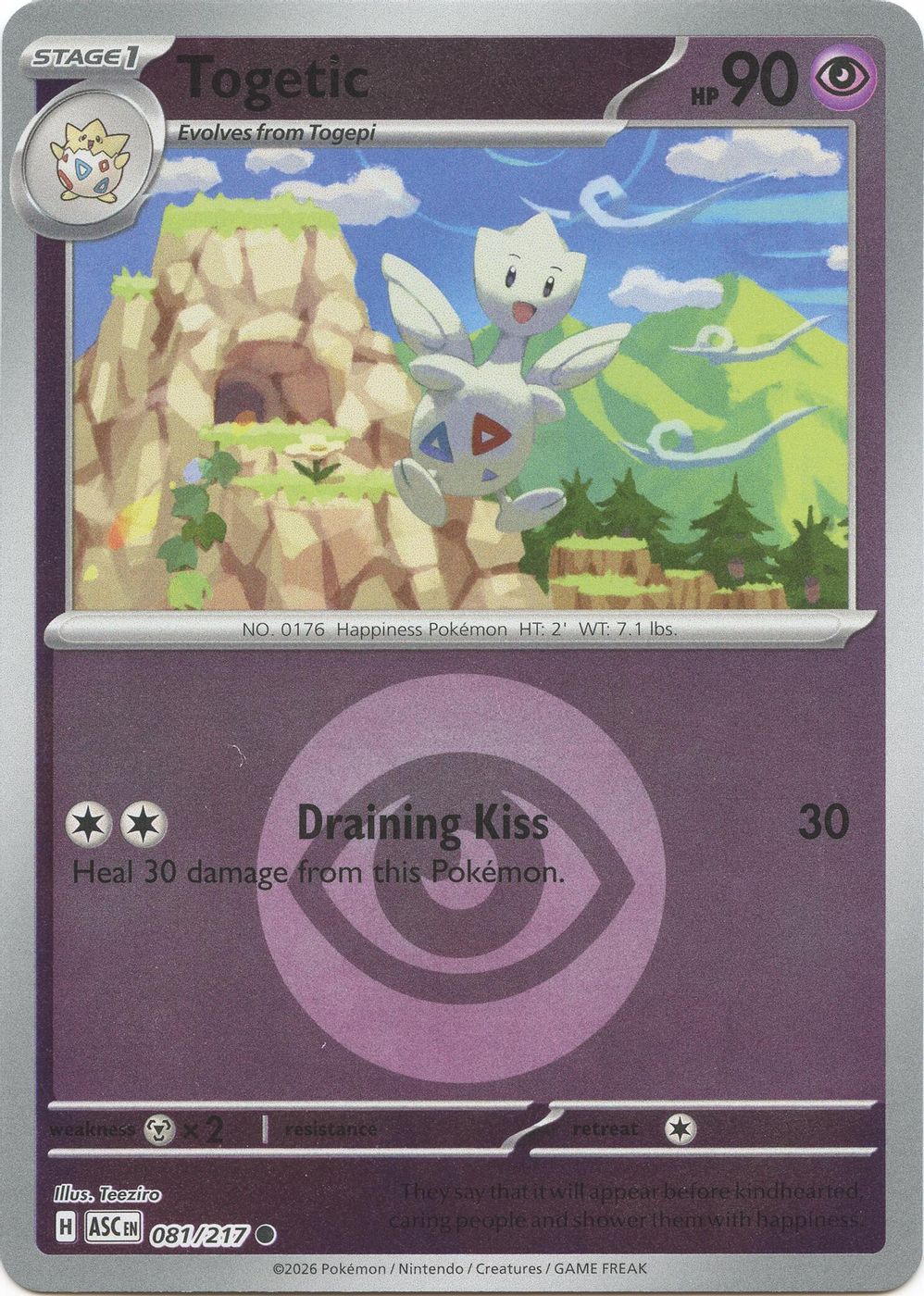 Togetic (Energy Symbol Pattern) — ME: Ascended Heroes