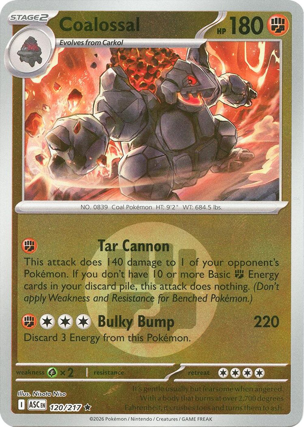 Coalossal (Energy Symbol Pattern) — ME: Ascended Heroes