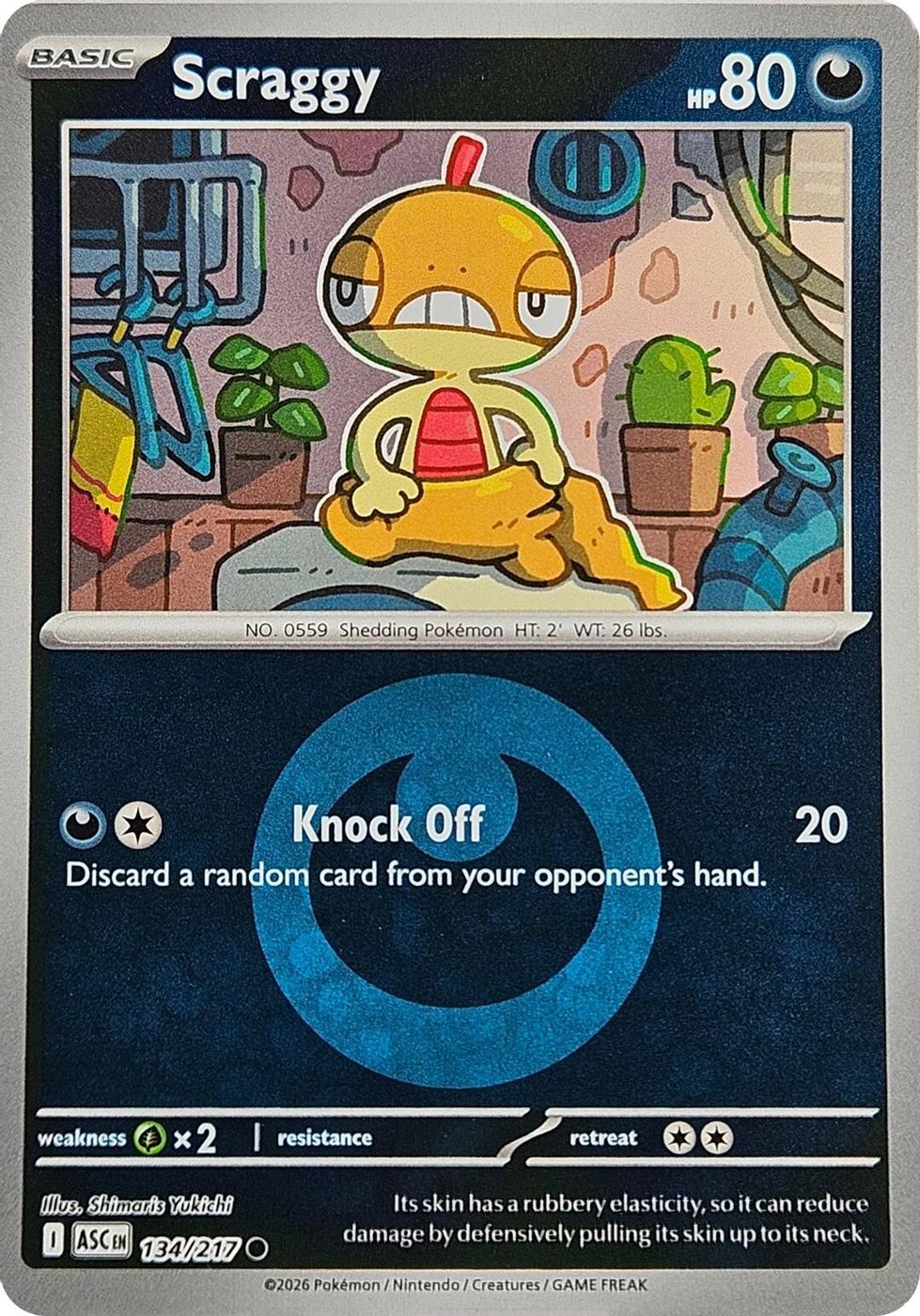 Scraggy (Energy Symbol Pattern) — ME: Ascended Heroes