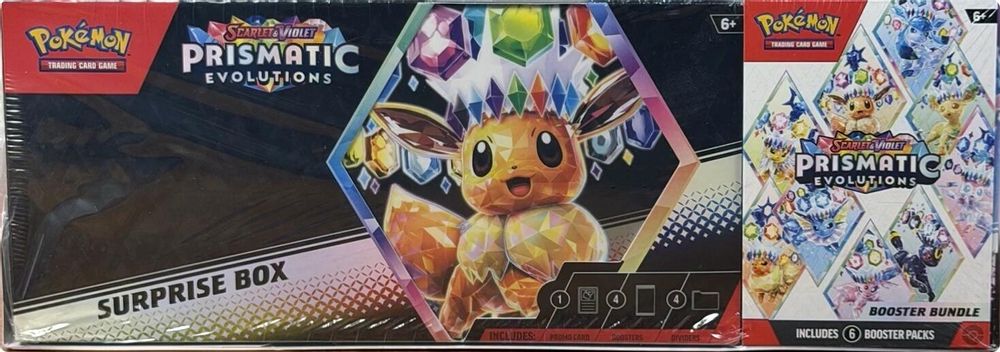 Prismatic Evolutions Booster Bundle + Surprise Box Bundle (Sam's Club) — SV: Prismatic Evolutions