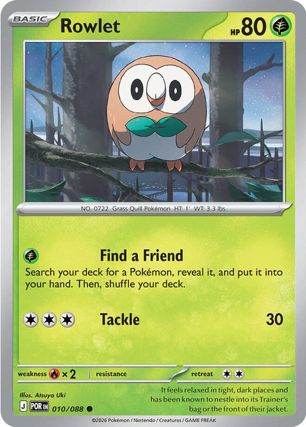 Rowlet - 010/088 — ME03: Perfect Order