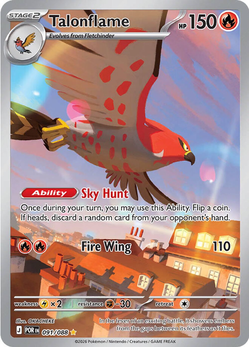 Talonflame - 091/088 — ME03: Perfect Order