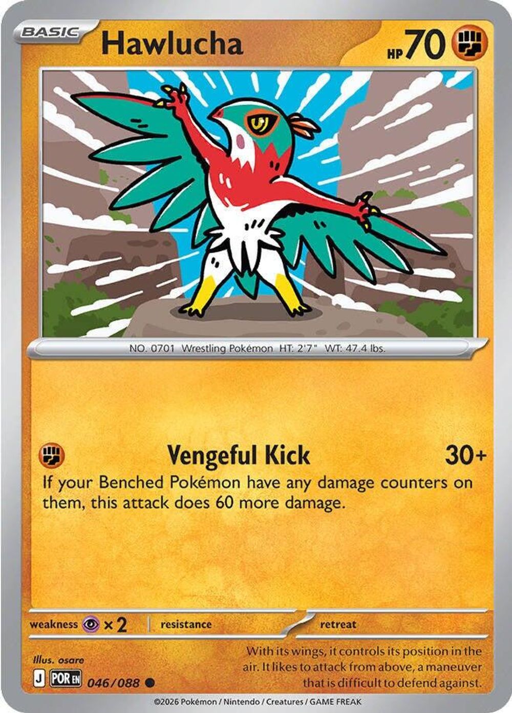 Hawlucha — ME03: Perfect Order