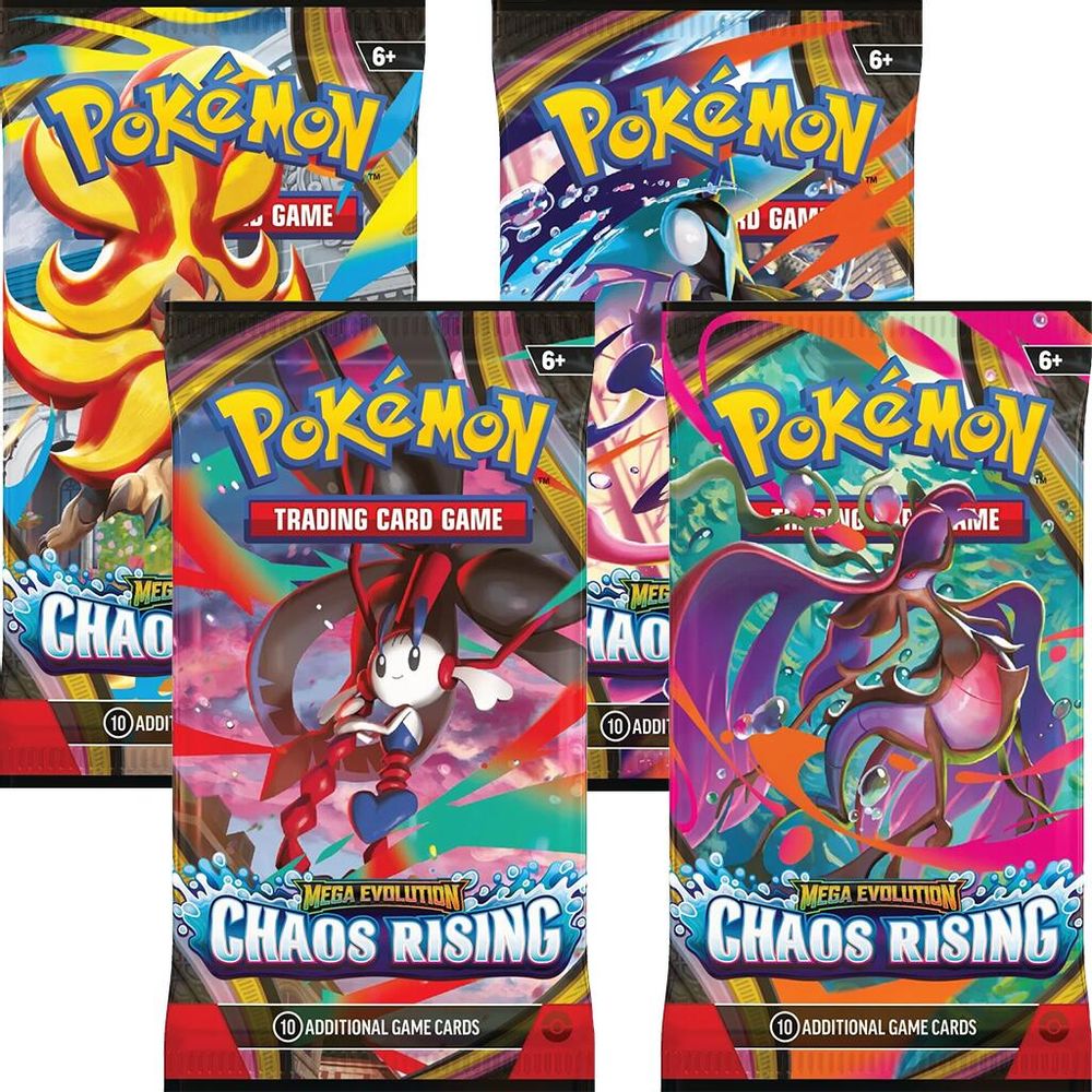 Chaos Rising Booster Pack Art Bundle [Set of 4] — ME04: Chaos Rising