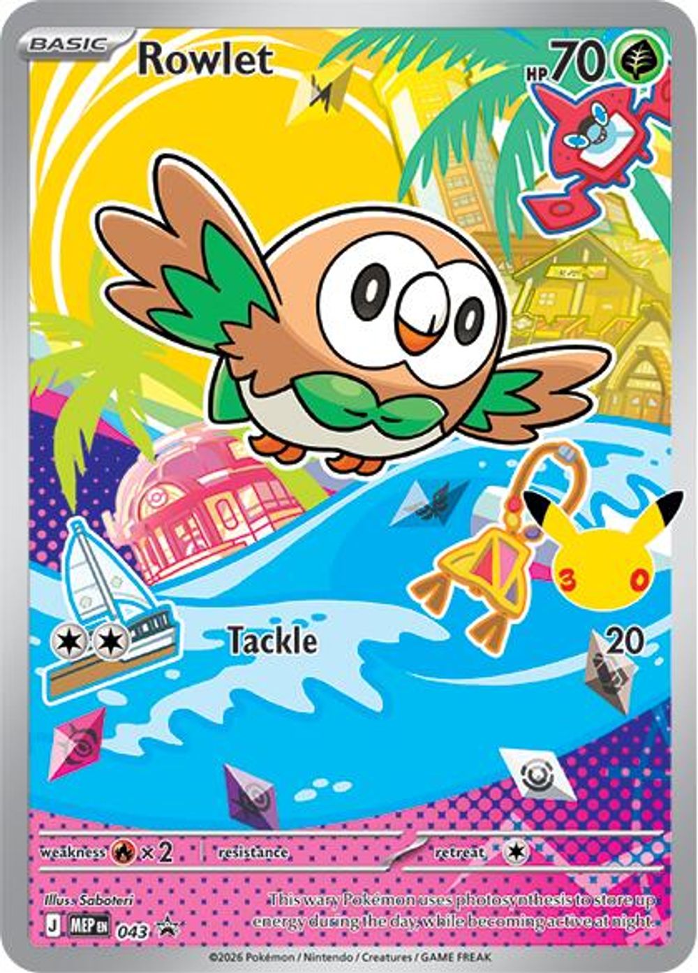 Rowlet - 043 — ME: Mega Evolution Promo
