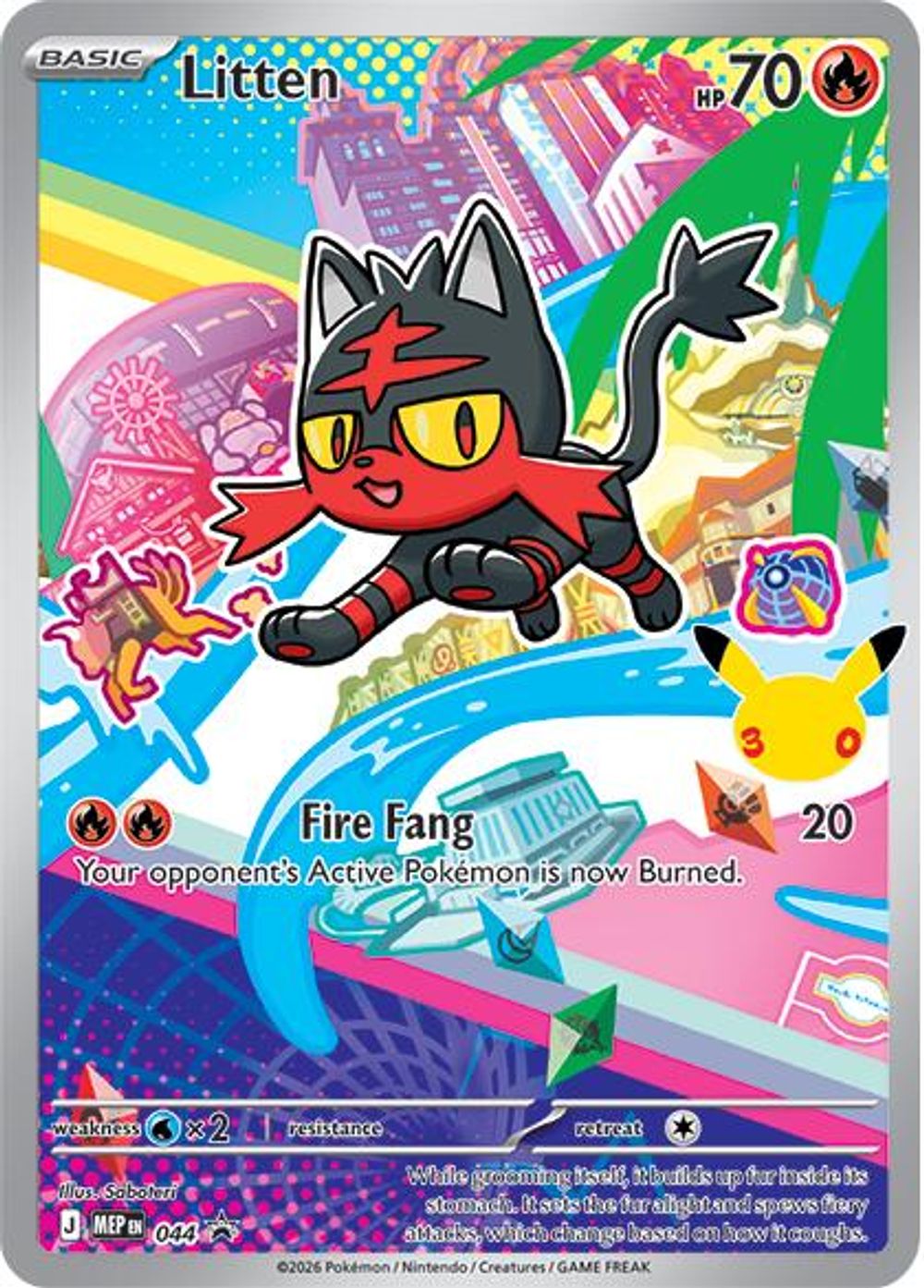 Litten - 044 — ME: Mega Evolution Promo