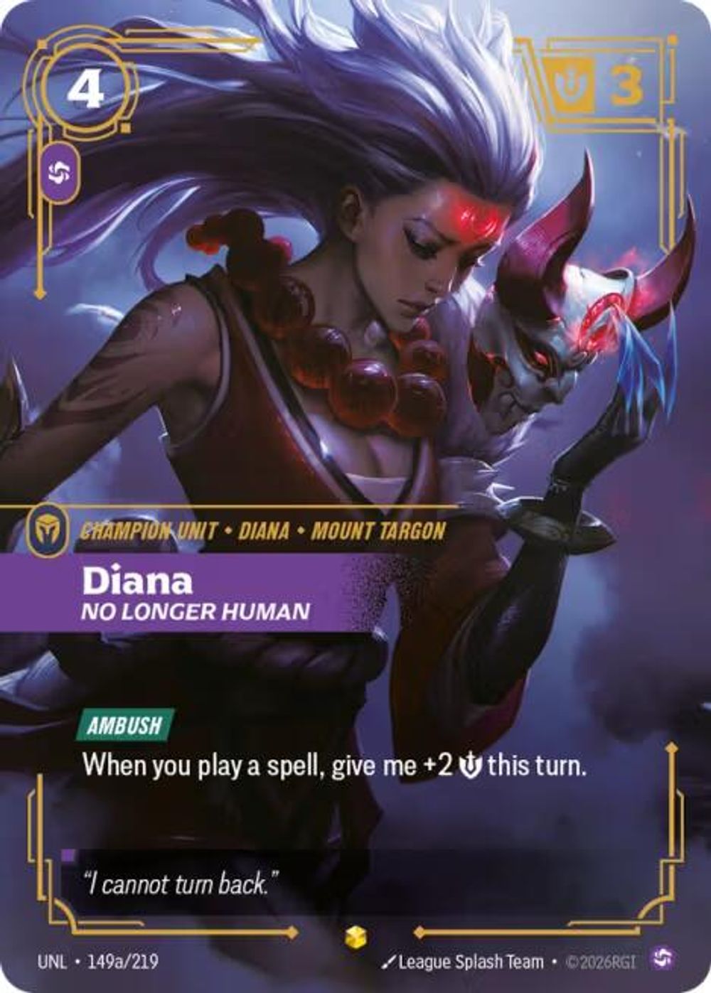 Diana - No Longer Human (Alternate Art) — Unleashed