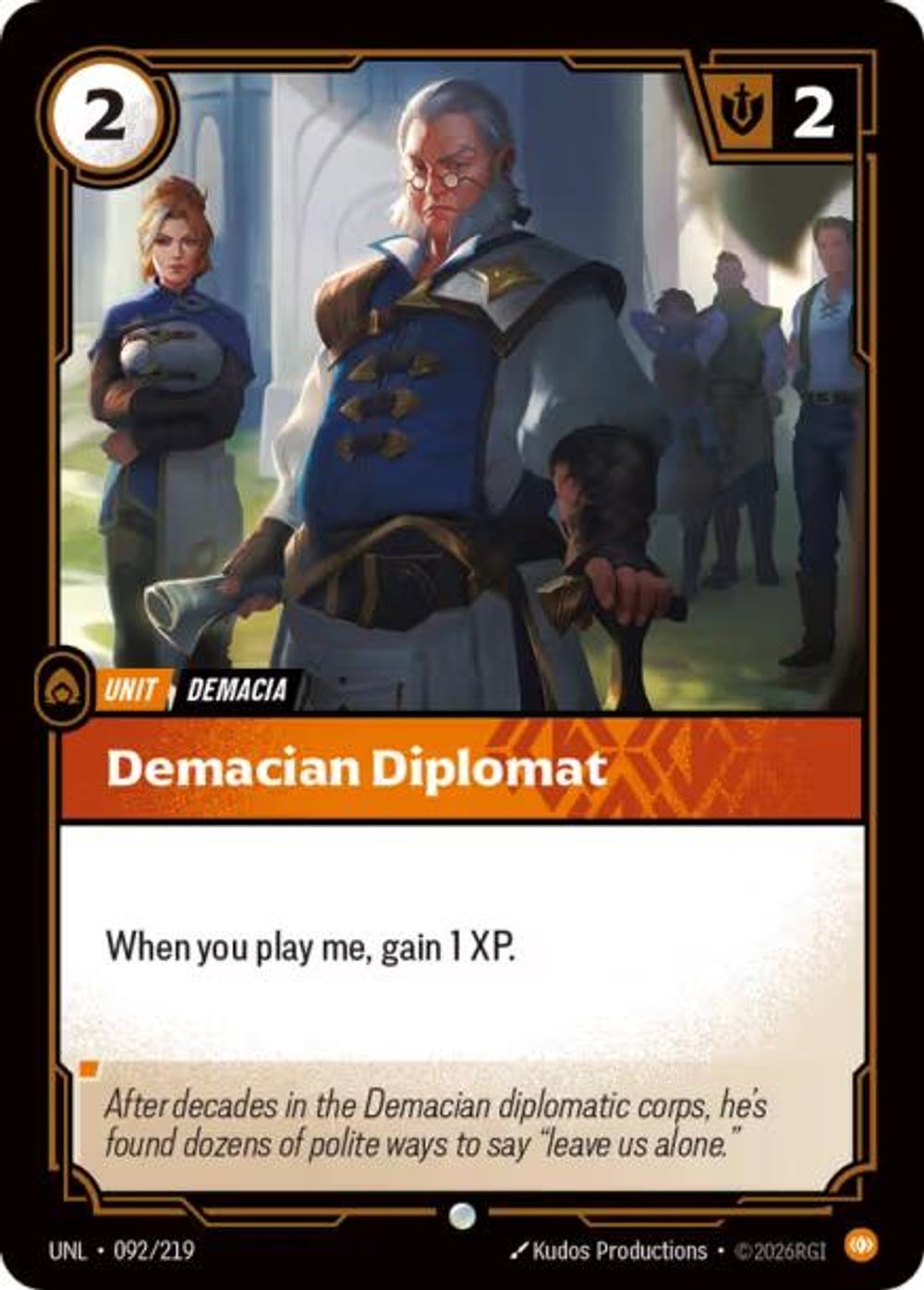 Demacian Diplomat — Unleashed