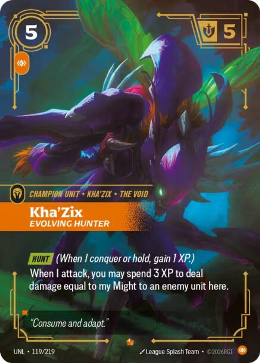 Kha'Zix - Evolving Hunter — Unleashed
