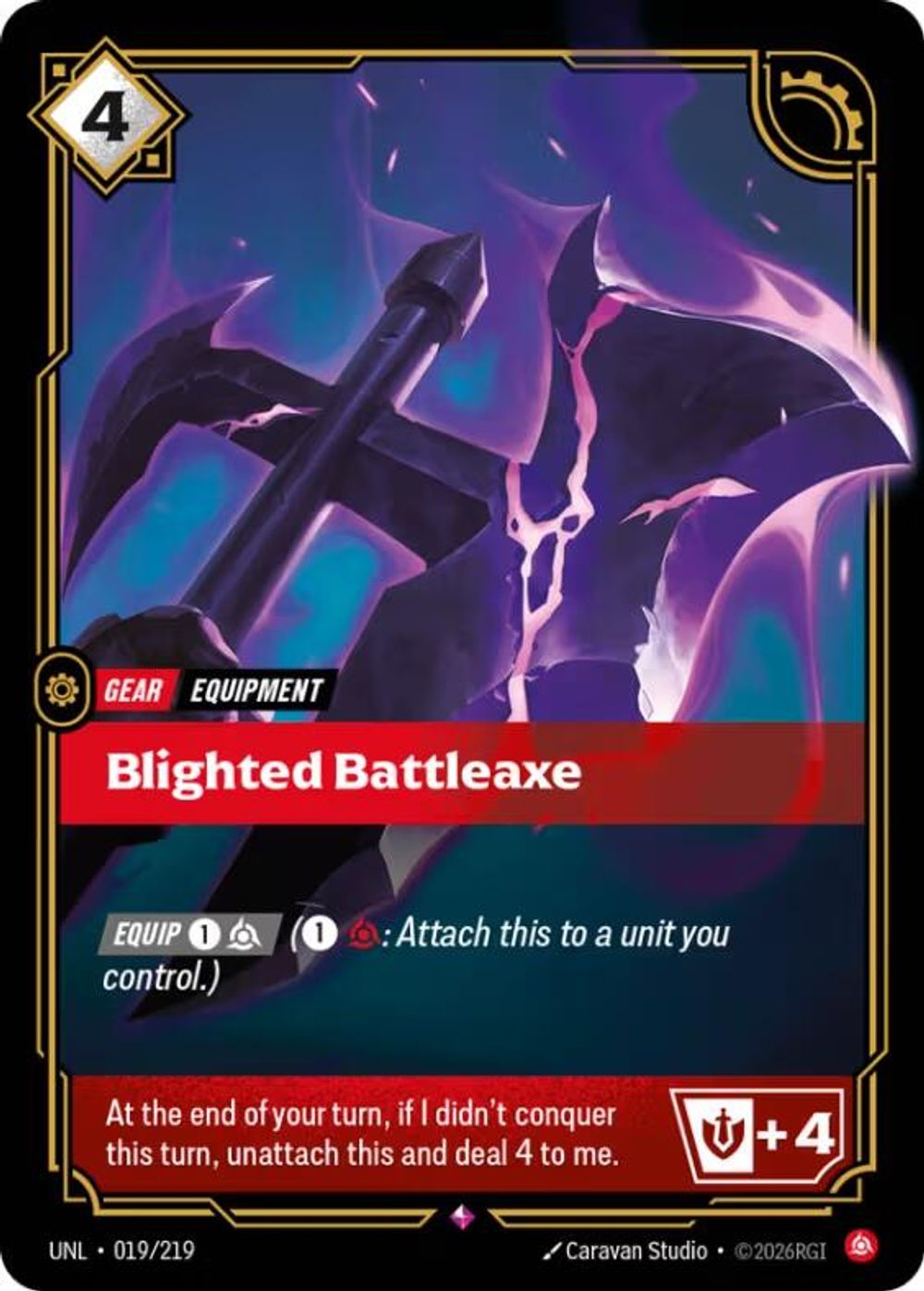 Blighted Battleaxe — Unleashed