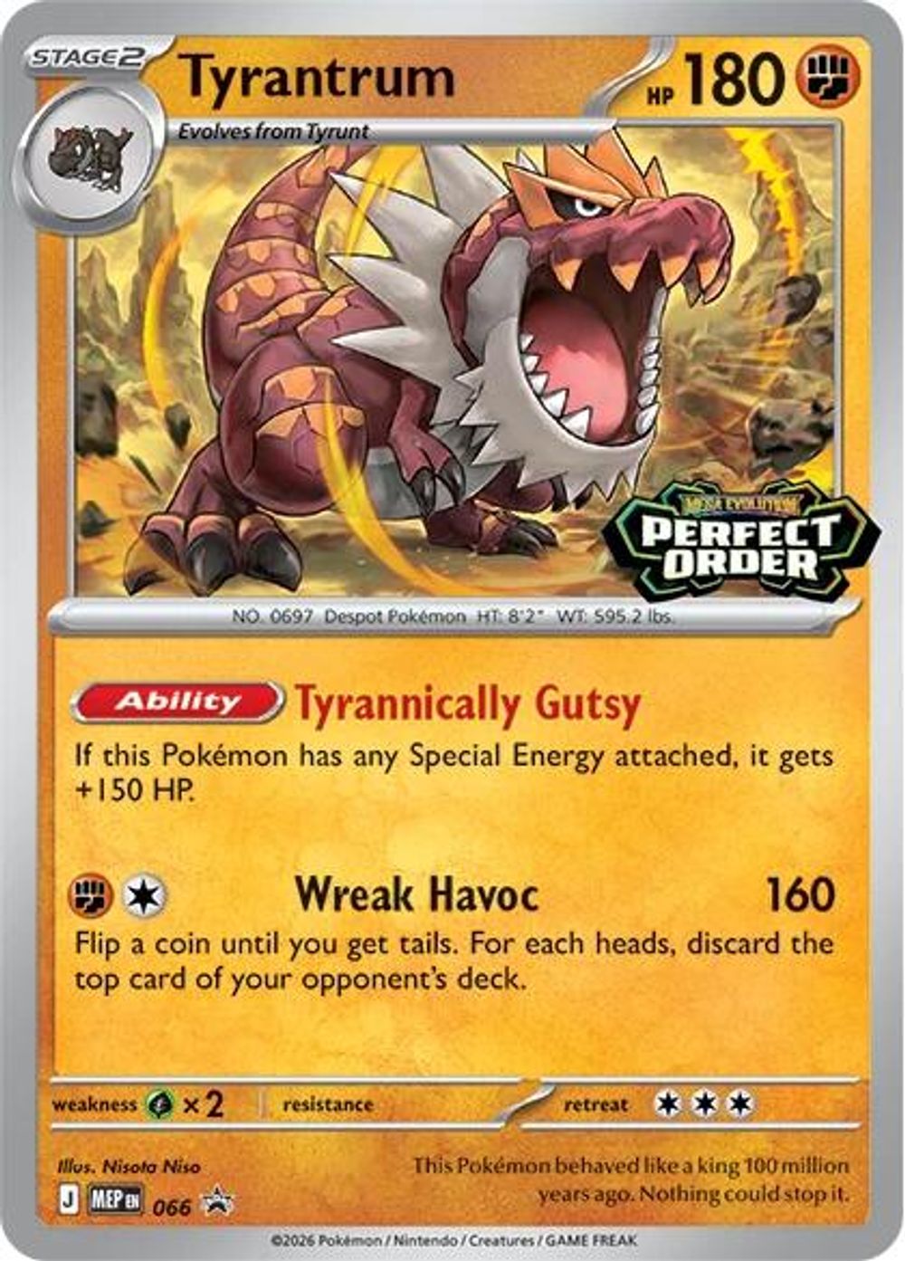 Tyrantrum - 066 — ME: Mega Evolution Promo