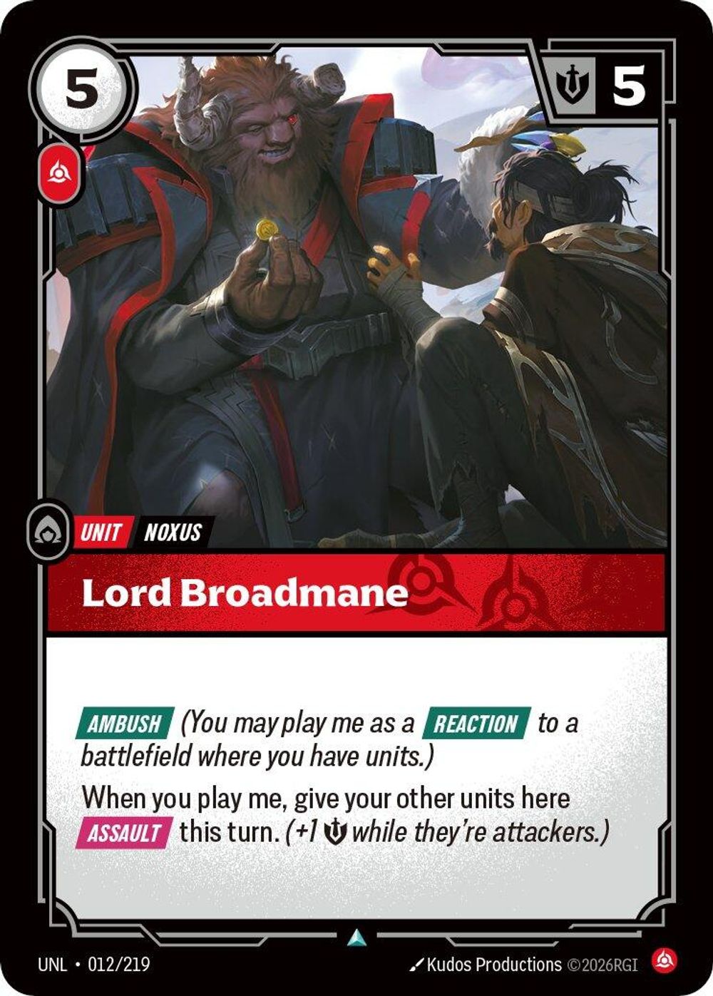 Lord Broadmane — Unleashed