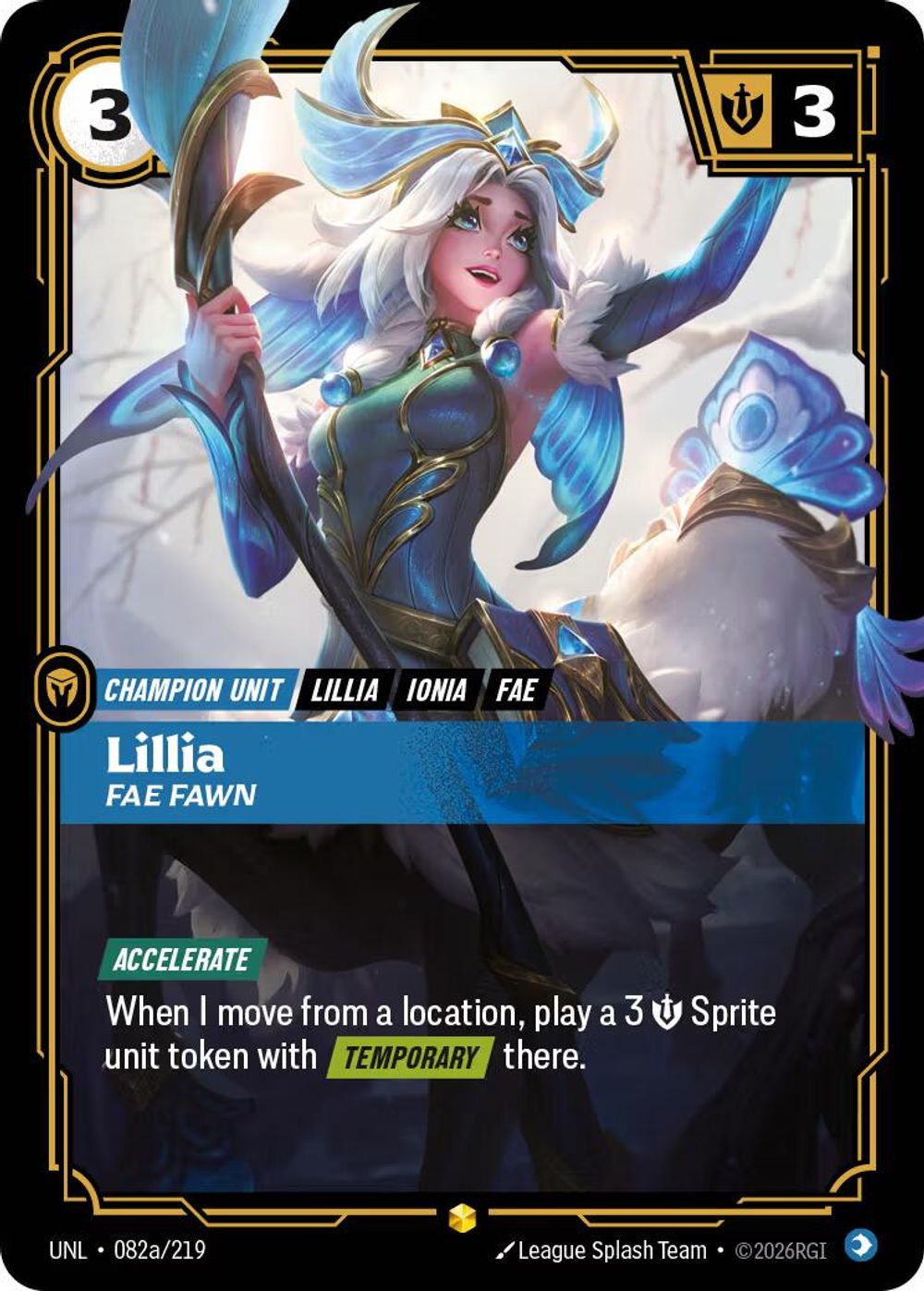 Lillia - Fae Fawn (Alternate Art) — Unleashed