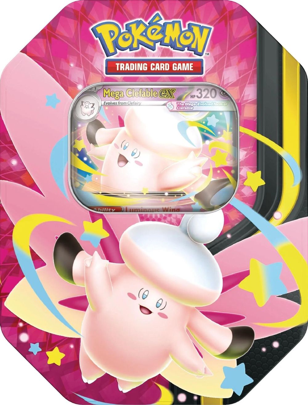Mega Moonlit Tin [Mega Clefable ex] — Miscellaneous Cards & Products