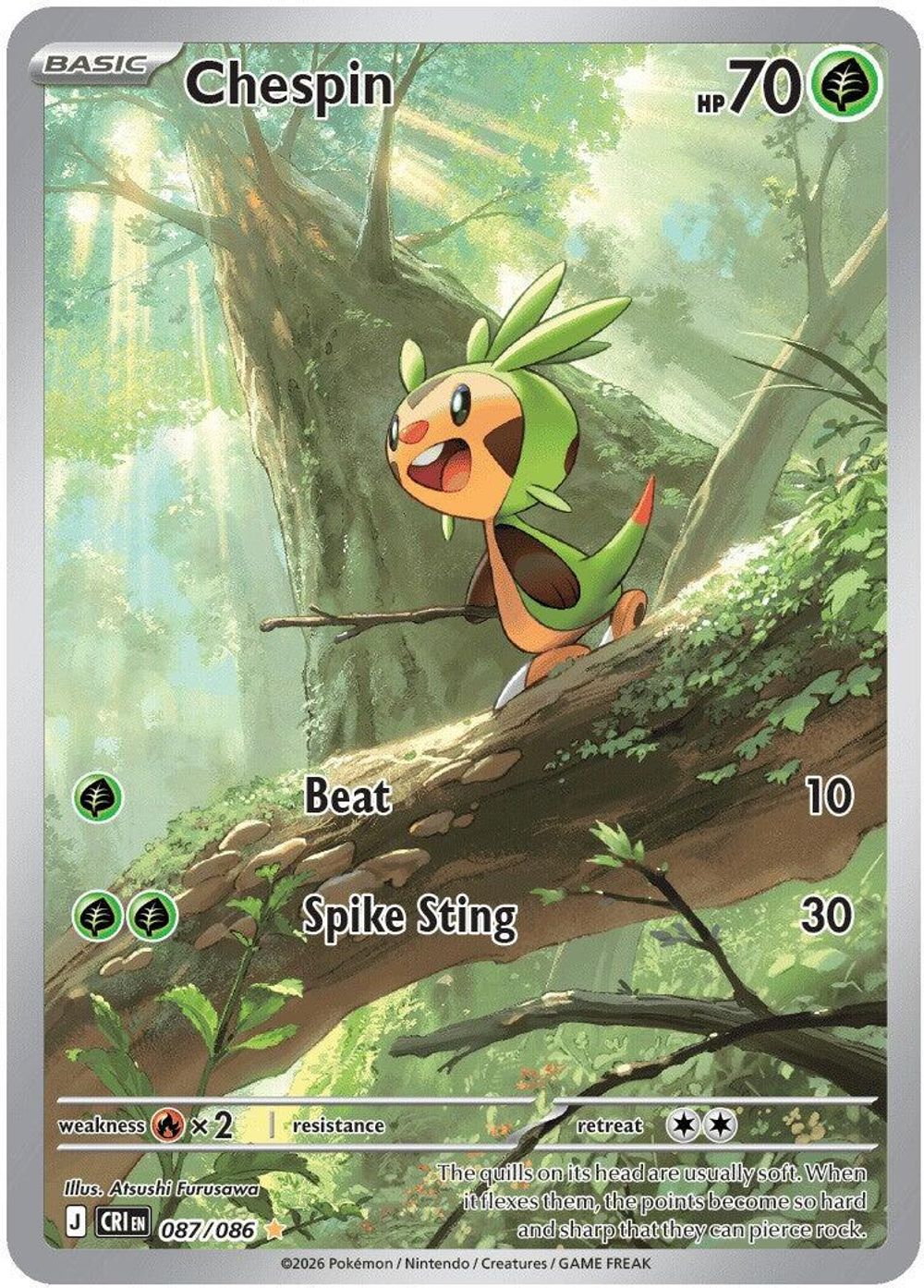 Chespin - 087/086 — ME04: Chaos Rising