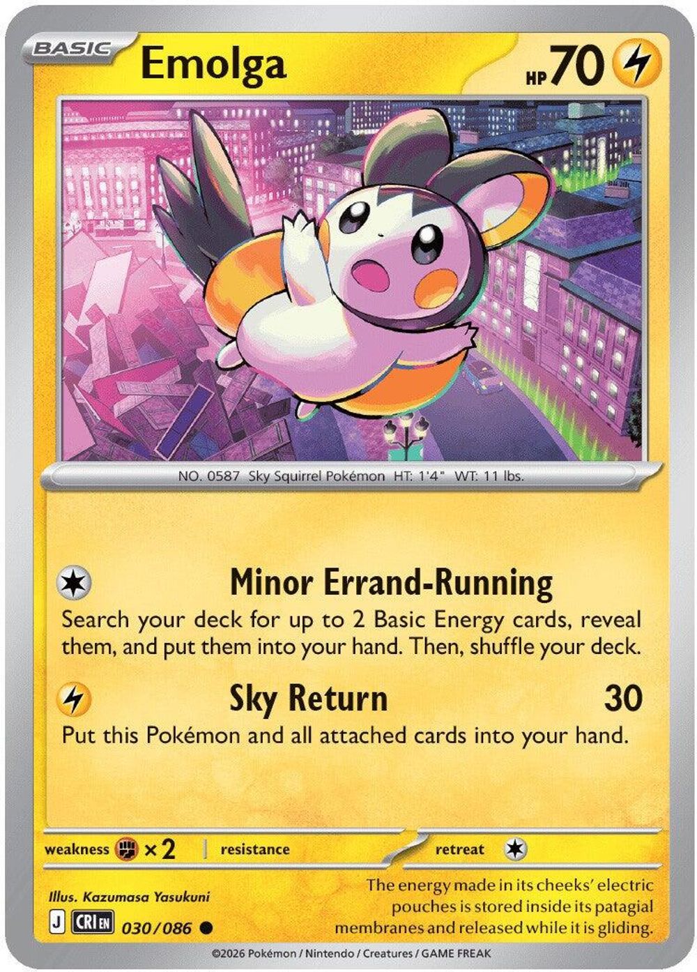Emolga — ME04: Chaos Rising