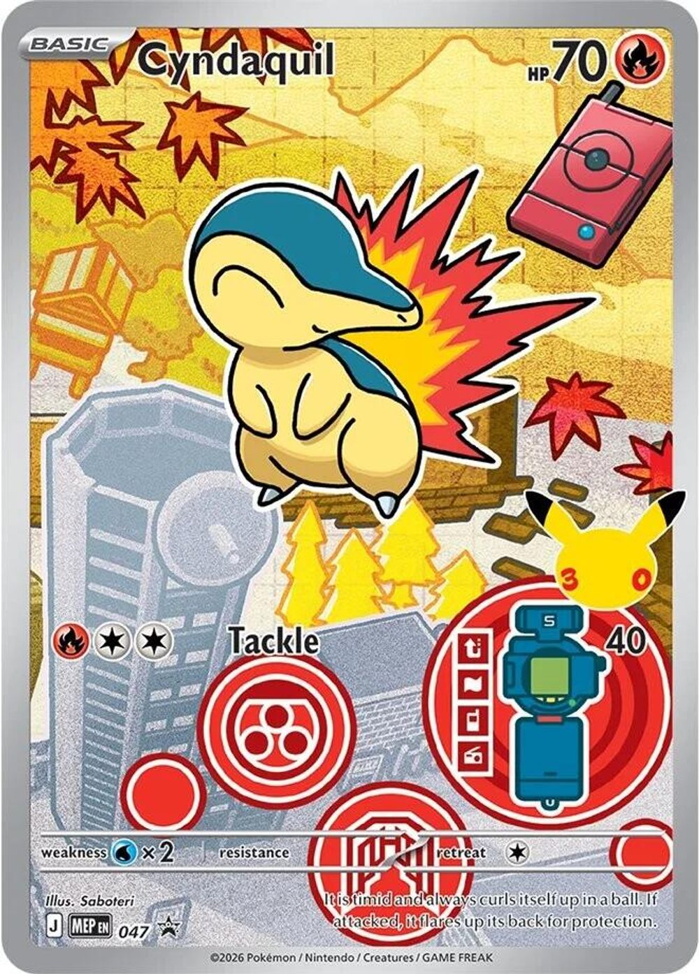 Cyndaquil - 047 — ME: Mega Evolution Promo