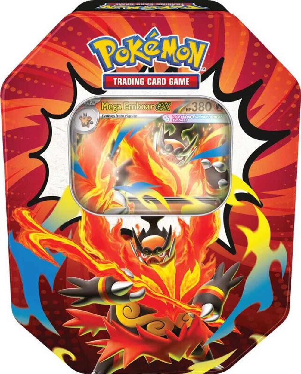 Ascended Heroes Tin [Mega Emboar ex] — ME: Ascended Heroes