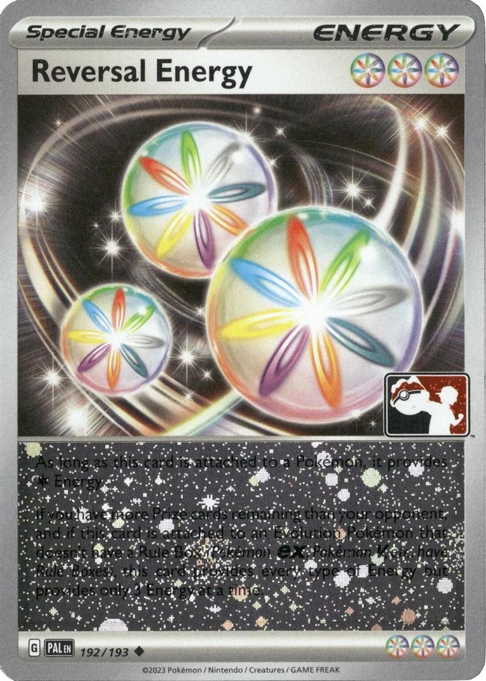 Reversal Energy - 192/193 (Cosmos Holo) — Prize Pack Series Cards