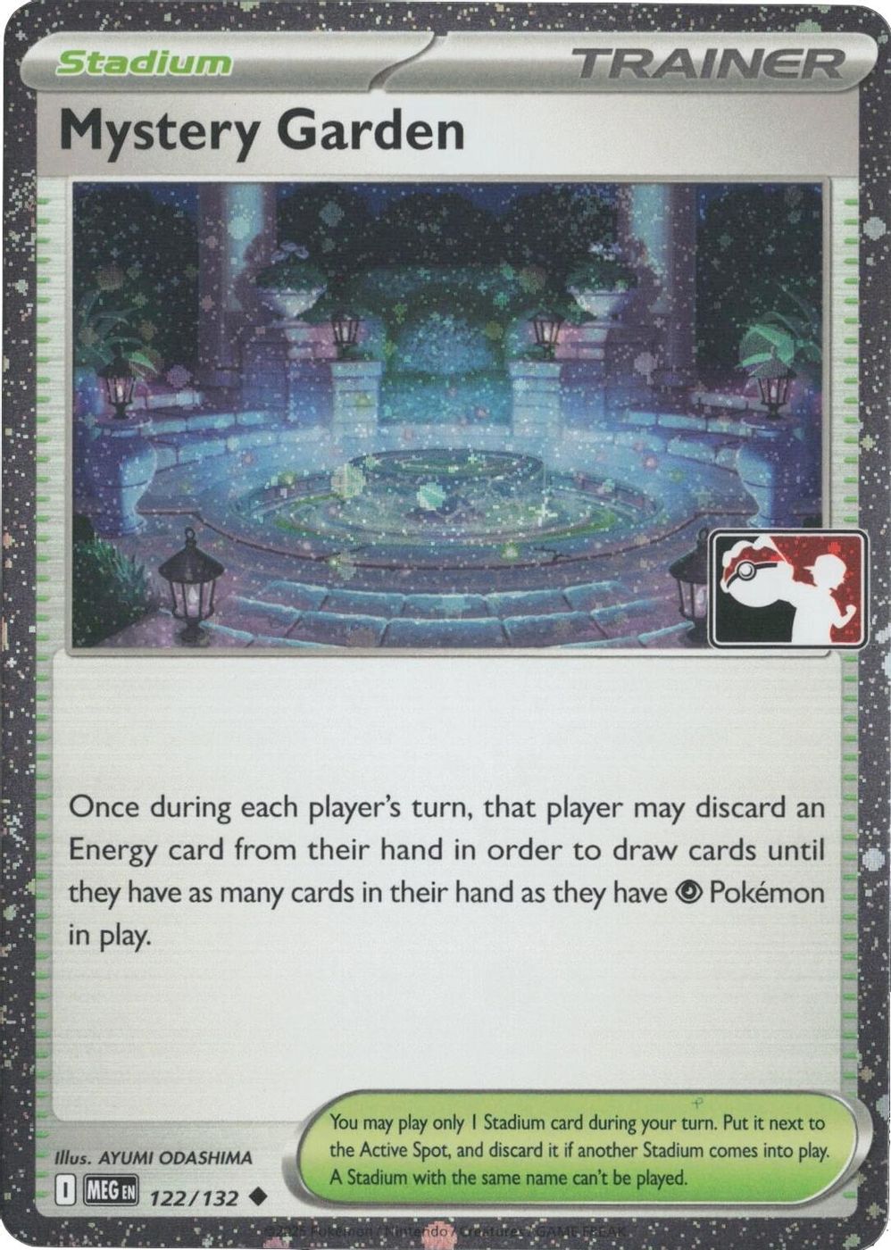 Mystery Garden - 122/132 (Cosmos Holo) — Prize Pack Series Cards