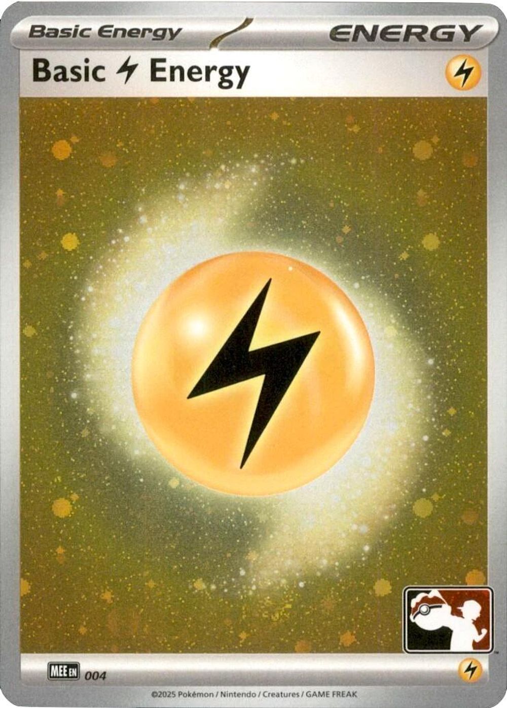 Basic Lightning Energy - MEE 004 (Cosmos Holo) — Prize Pack Series Cards