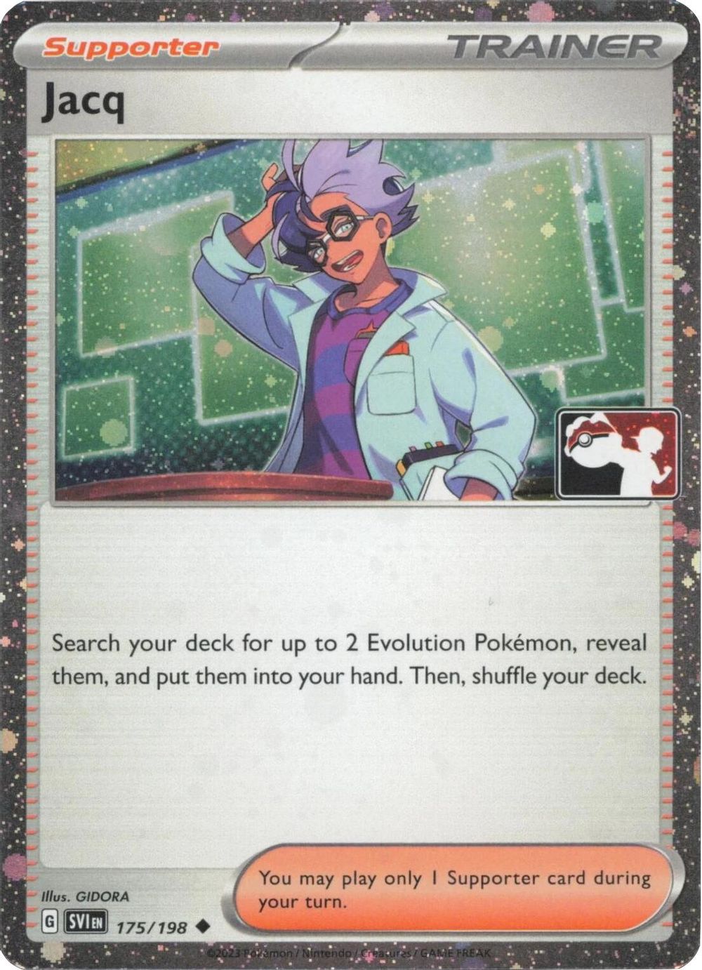 Jacq - 175/198 (Cosmos Holo) — Prize Pack Series Cards