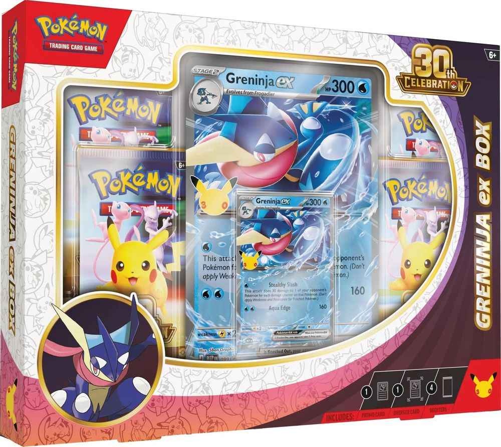 30th Celebration Greninja ex Box — ME: 30th Celebration
