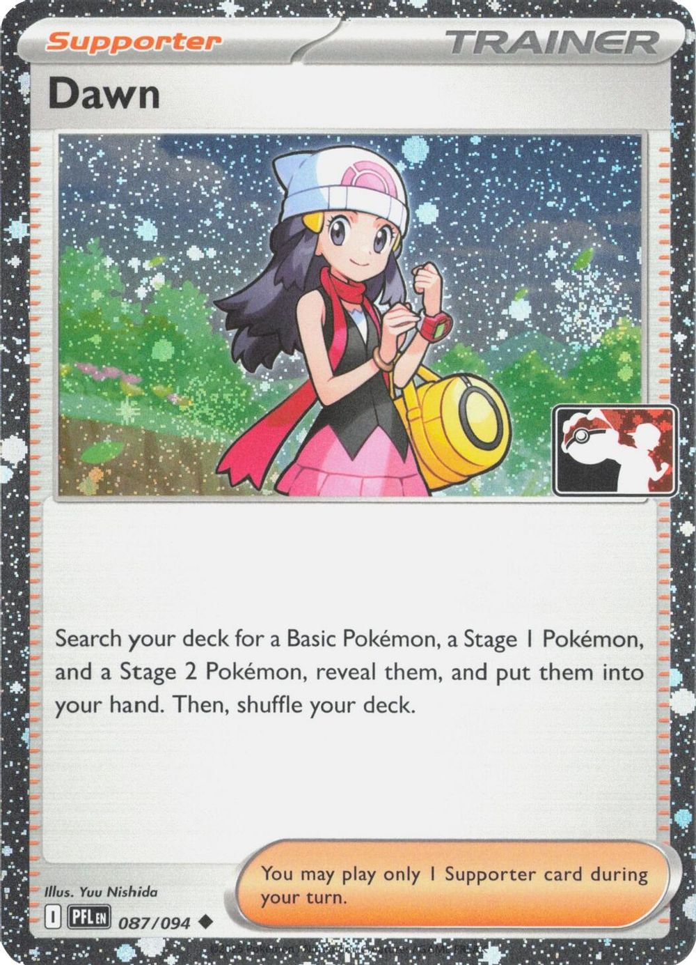 Dawn - 087/094 (Cosmos Holo) — Prize Pack Series Cards