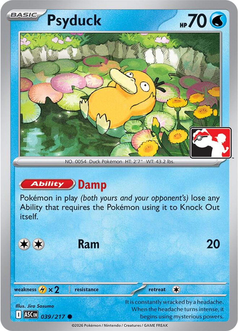 Psyduck - 039/217 — Prize Pack Series Cards