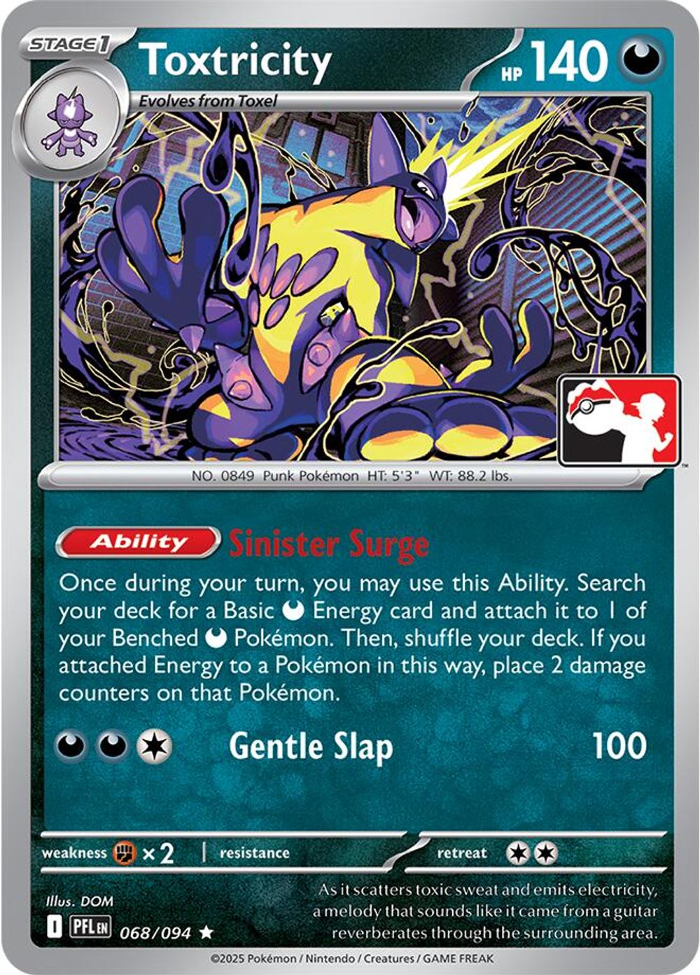 Toxtricity - 068/094 — Prize Pack Series Cards