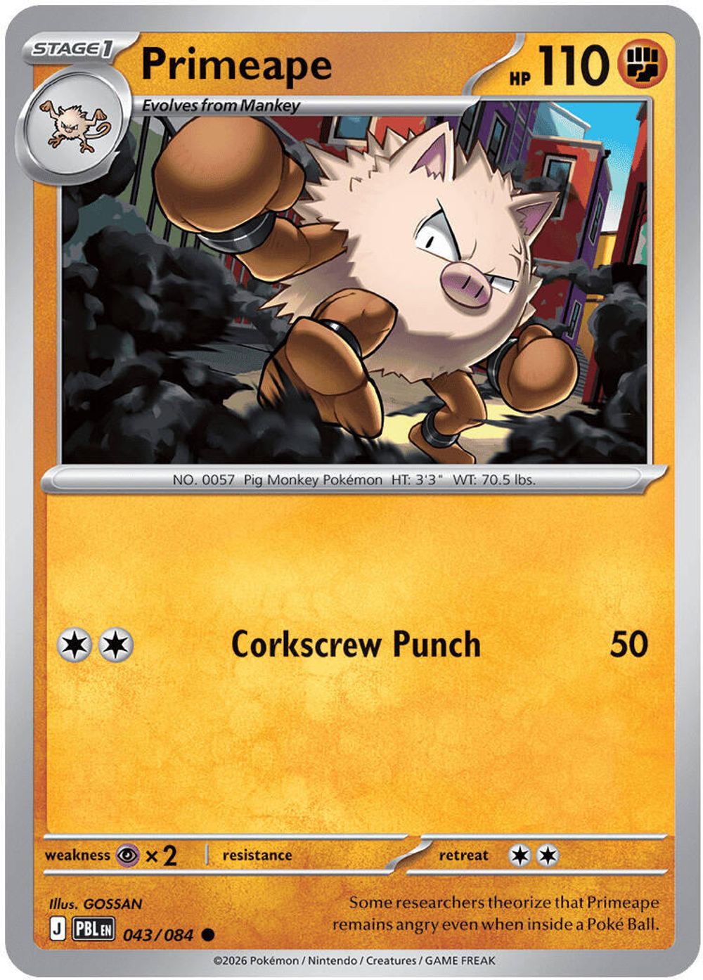 Primeape — ME05: Pitch Black