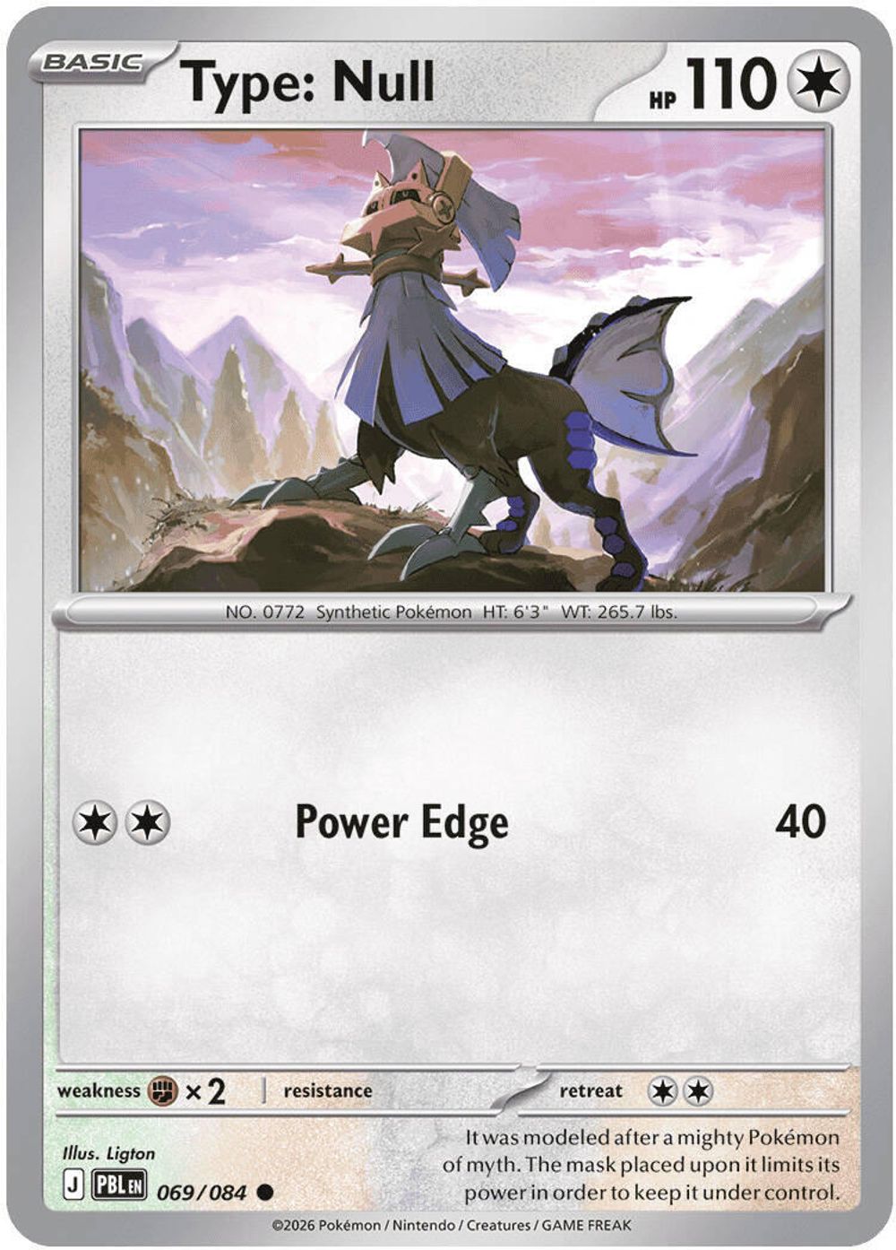 Type: Null — ME05: Pitch Black