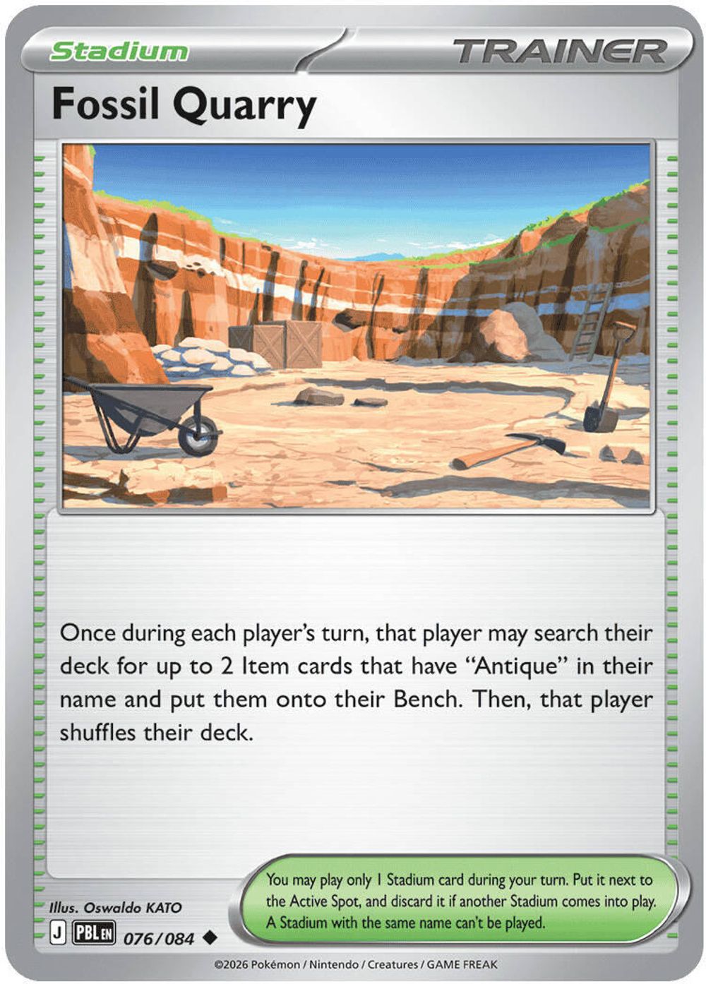 Fossil Quarry — ME05: Pitch Black