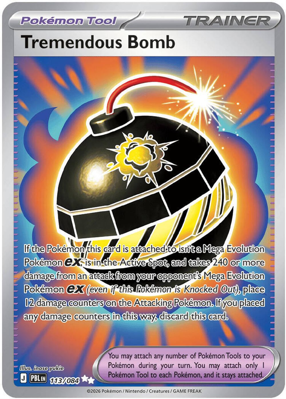 Tremendous Bomb - 113/084 — ME05: Pitch Black
