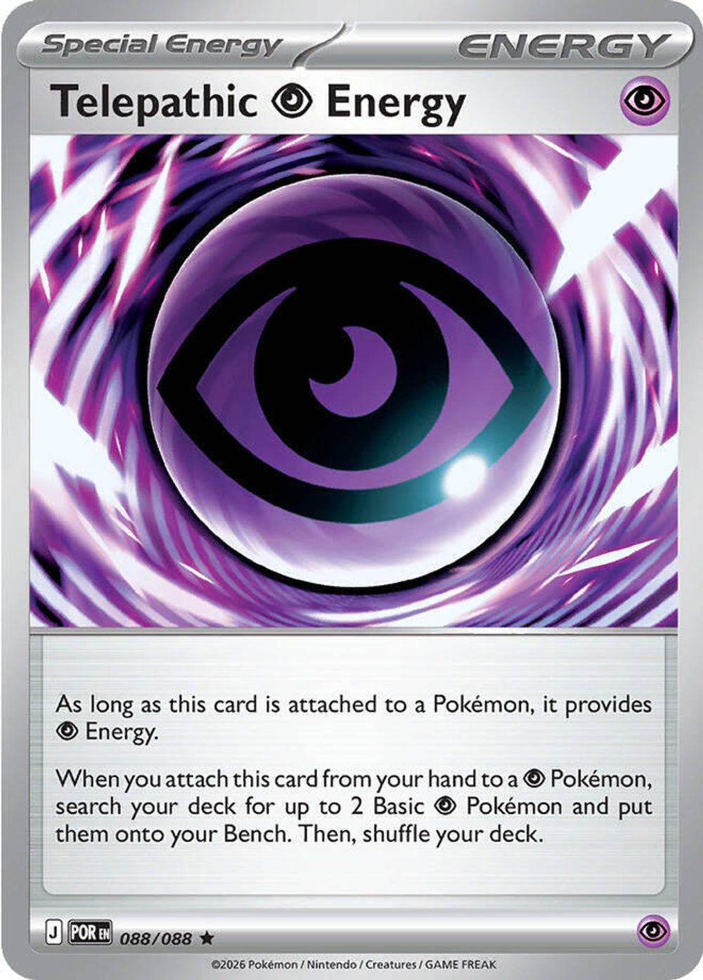 Telepathic Psychic Energy - 088/088 (Non-Holo) — Deck Exclusives