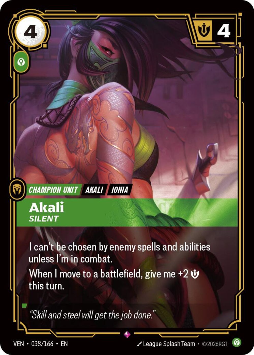 Akali, Silent — Vendetta