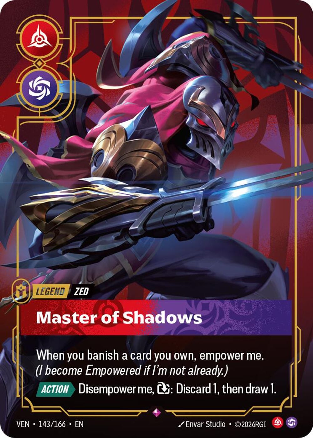 Zed - Master of Shadows — Vendetta