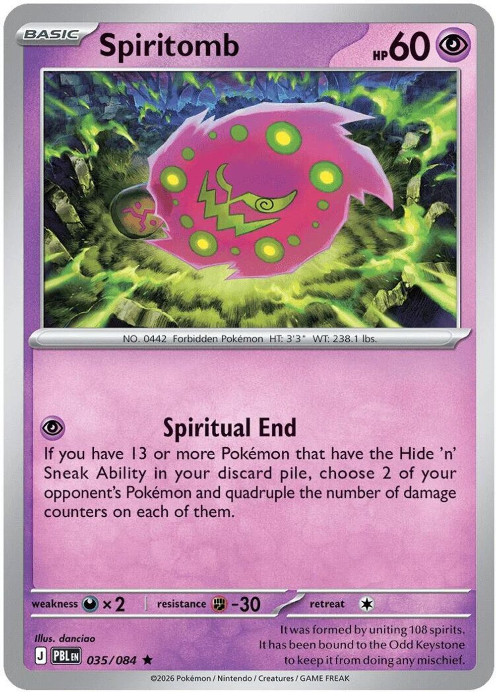 Spiritomb - 035/084 — Deck Exclusives