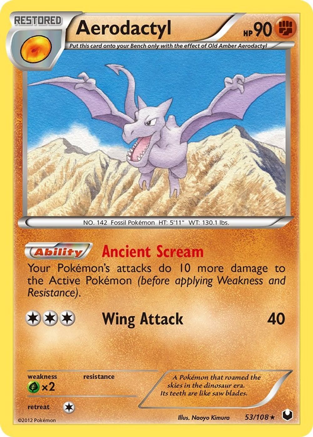 Aerodactyl — Dark Explorers