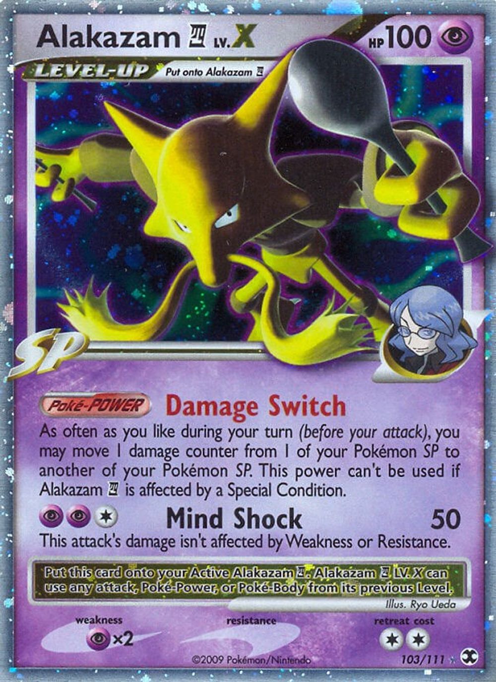 Alakazam E4 Lv.X — Rising Rivals