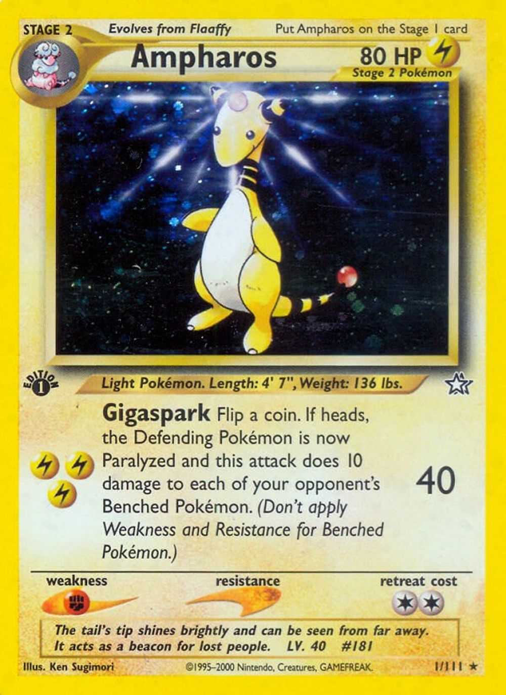 Ampharos — Neo Genesis